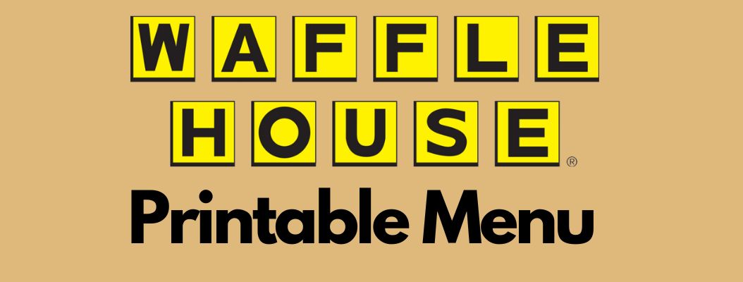 waffle house menu 2018